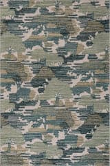 Ladycross Machine Washable Rug | Green