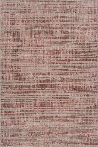 Isolated view of Red Rectangle Raaena Abstract Solid Indoor/Outdoor Rug, showcasing its design