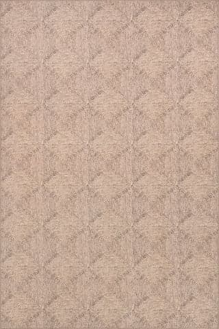 Isolated view of Natural Rectangle Lenna Magic Trellis Washable Rug, showcasing its design