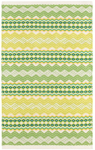 Briarwood Handwoven Cotton Rug | Lemon