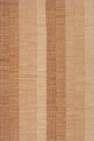 Tayo Modern Striped Indoor Rug | Orange