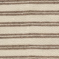 Venit Modern Striped Farmhouse Rug Swatch | Brown