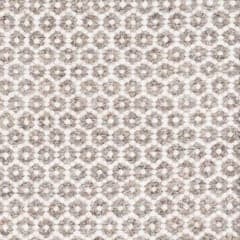 Honeycomb Handwoven Wool Custom Rug Swatch | Ivory/Grey