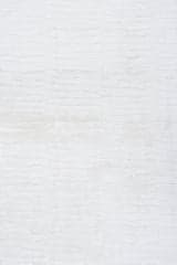 Isolated view of Off White Rectangle Elisk Solid Cloud Washable Rug, showcasing its design