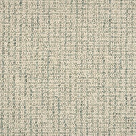 Yadira Geometric Woven Wool Custom Rug Swatch | Green