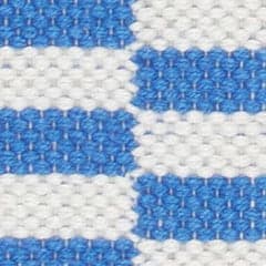 Sailing Stripe Handwoven Indoor/Outdoor Rug Swatch | French Blue