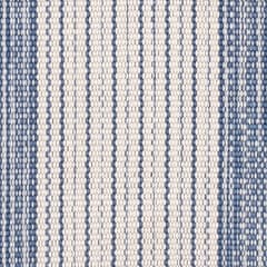 Quincy Stripe Handwoven Indoor/Outdoor Rug Swatch | Denim