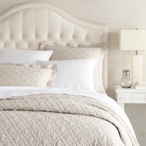 Washed Linen Quilt | Natural