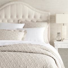 Washed Linen Quilt | Natural