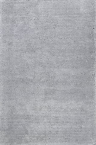 Isolated view of Grey Rectangle Gaia New Zealand Wool Shag Rug, showcasing its design