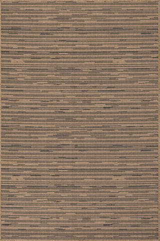 Isolated view of Ivory Rectangle Dilara Transitional Abstract Indoor/Outdoor Rug, showcasing its design