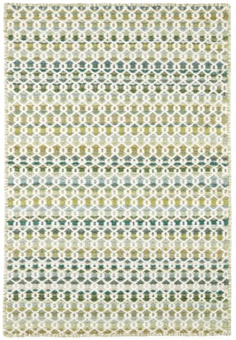 Poppy Handwoven Wool Rug | Moss