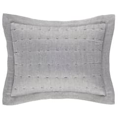 Brussels Quilted Sham | Black