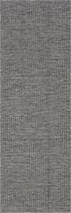 Isolated view of Grey Runner Zelai Modern Geometric Indoor/Outdoor Rug, showcasing its design