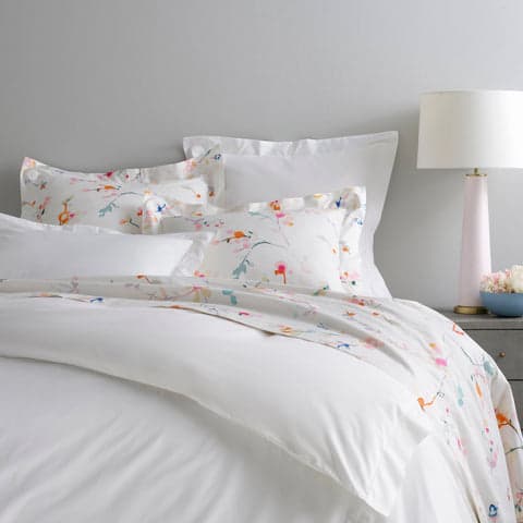 Classic Hemstitch Duvet Cover | White