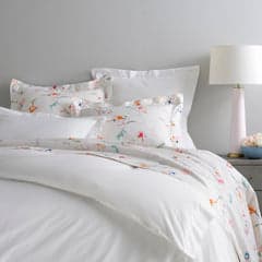 Classic Hemstitch Duvet Cover | White