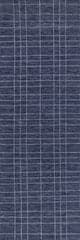 Isolated view of Blue Runner Charlie Plaid Wool Rug, showcasing its design