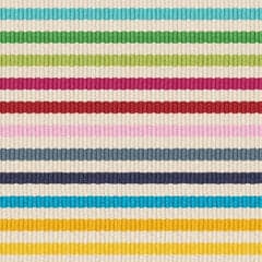 Rainbow Stripe Machine Washable Rug Swatch | Multi