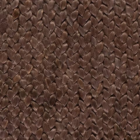 Thale Textured Handmade Jute Rug Swatch | Chocolate Brown