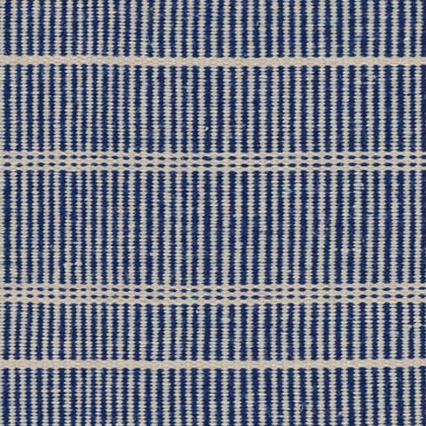 Samson Handwoven Indoor/Outdoor Rug by Bunny Williams Swatch | Navy