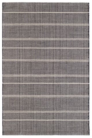 Samson Handwoven Indoor/Outdoor Rug by Bunny Williams | Black