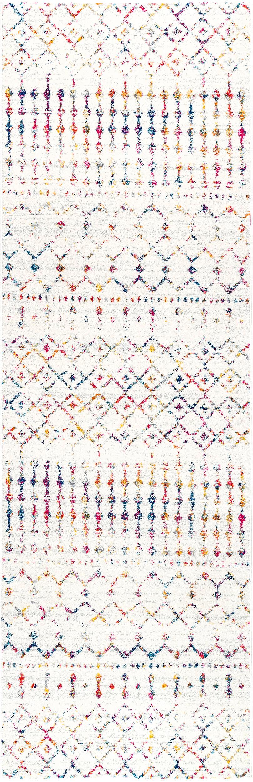 Moroccan Trellis Rug | Light Multicolor 2'6" x 16'