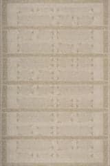 Isolated view of Natural Rectangle Merneia Bohemian Indoor Washable Rug, showcasing its design