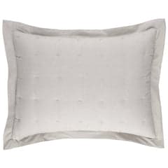 Cozy Cotton Puff Sham | Dove Grey