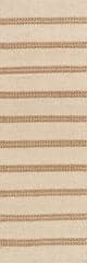 Isolated view of Tan Runner York Striped Wool Rug by Nate Berkus, showcasing its design