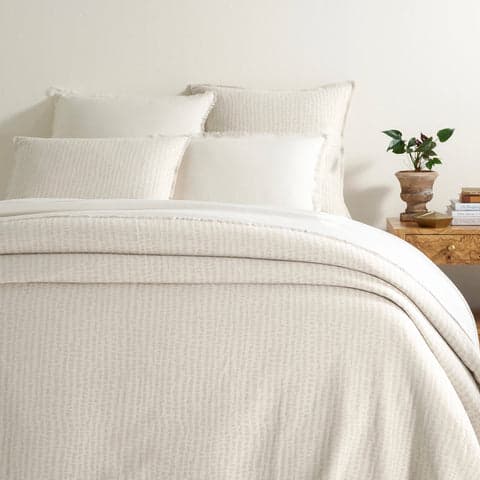 Shepherd Matelasse Coverlet | Pebble