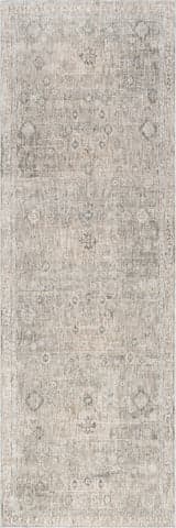 Isolated view of Beige Runner Avayah Vintage Rug, showcasing its design