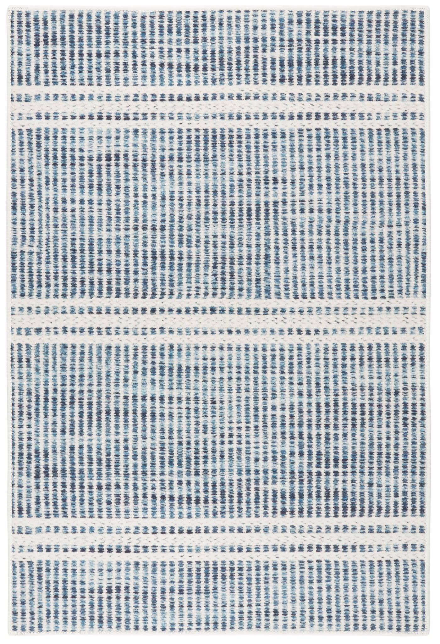 Malta Machine Washable Rug | Blue