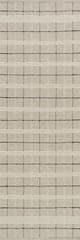 Isolated view of Grey Runner Downing Plaid Wool Rug by Nate Berkus, showcasing its design