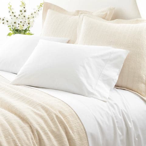 Classic Hemstitch Sheet Set | White