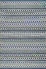 Caldera Modern Checkered Indoor/Outdoor Rug | Blue