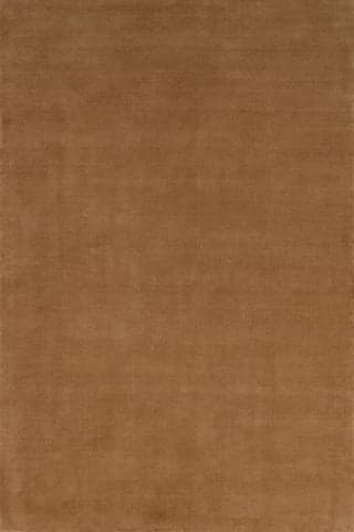 Isolated view of Rust Rectangle Ranya Modern Solid Rug, showcasing its design