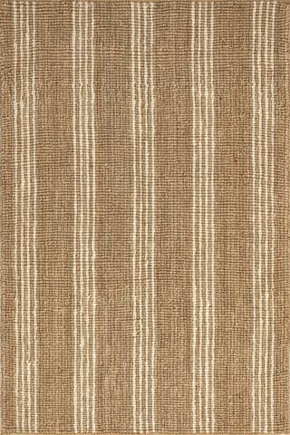 Hanna Striped Jute Rug | Natural – Rugs USA