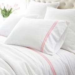 Trio Flat Sheet | Coral