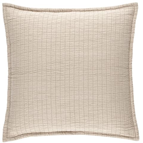 Boyfriend Matelasse Sham | Sand