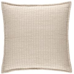 Boyfriend Matelasse Sham | Sand