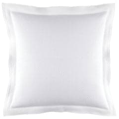 Petite Trellis Matelasse Sham | White