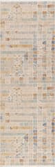 Isolated view of Multicolor Runner Kirsten Geometric Rug, showcasing its design