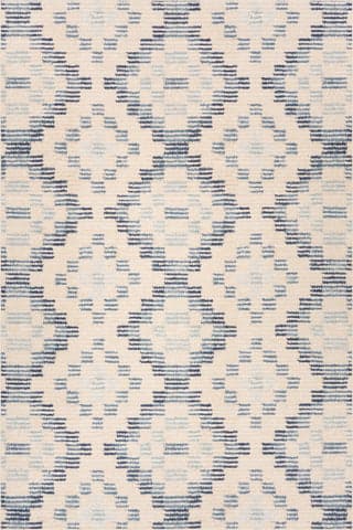 Orzalla Southwestern Diamond Washable Rug | Blue