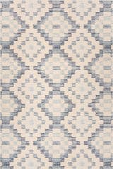 Orzalla Southwestern Diamond Washable Rug | Blue