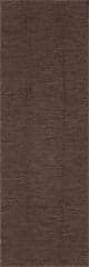 Isolated view of Brown Runner Tesnia Modern Solid Indoor/Outdoor Rug, showcasing its design