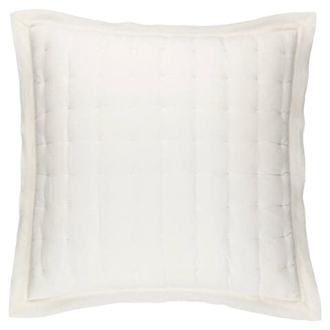 Lush Linen Puff Sham | Ivory