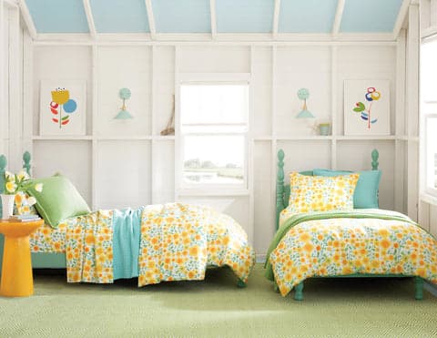 Silly Sunflowers Sham | Yellow