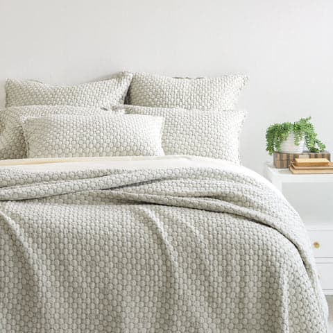 Lodi Matelasse Coverlet | Sage