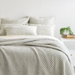 Lodi Matelasse Coverlet | Sage