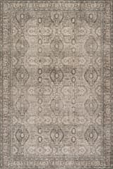 Isolated view of Grey Runner Chester Antiqued Jute-Blend Rug, showcasing its design